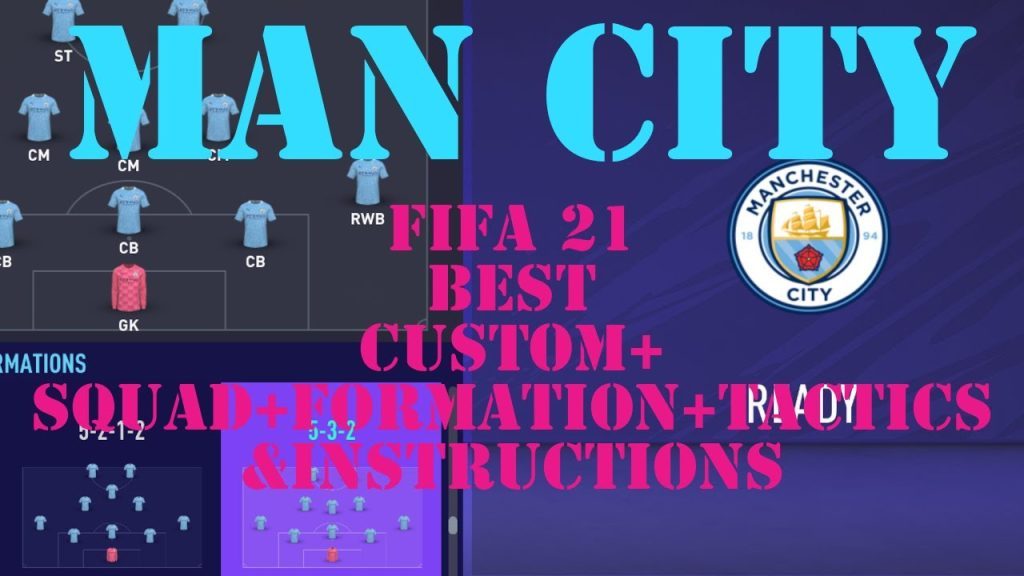 MAN CITY LATEST UPDATE KLOPP STYLE, TACTICS, INSTRUCTIONS IN FIFA 21 | META FORMATION. CAREER  FUT21