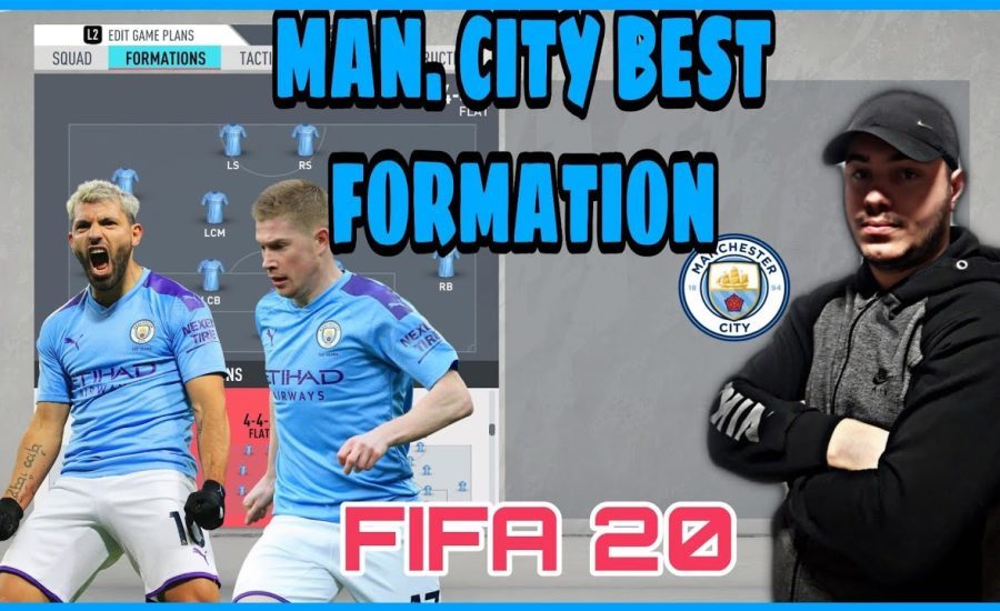 MANCHESTER CITY - BEST FORMATION, CUSTOM TACTICS & PLAYER INSTRUCTIONS! FIFA 20