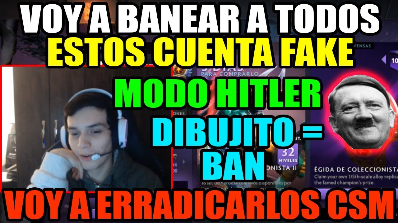 MATTHEW ASADO SE PONE A BANEAR A LOS PERFILES FAKE Y DIBUJITOS "LOS VOY A ERRADICAR" | DOTA 2