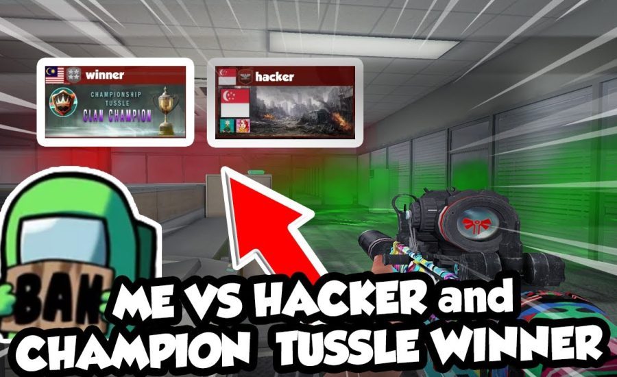 ME VS HACKER and CHAMPION TUSSLE WINNER  | Blackshot Competitive