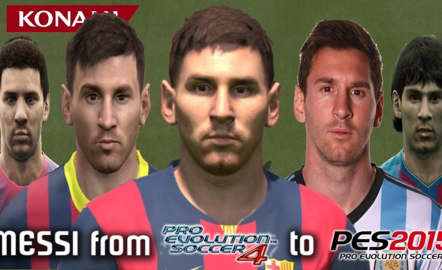 MESSI from PES 4 to PES 2015