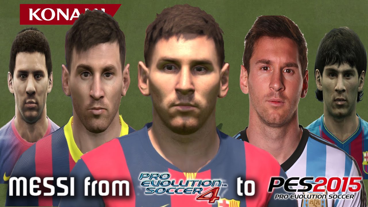 MESSI from PES 4 to PES 2015