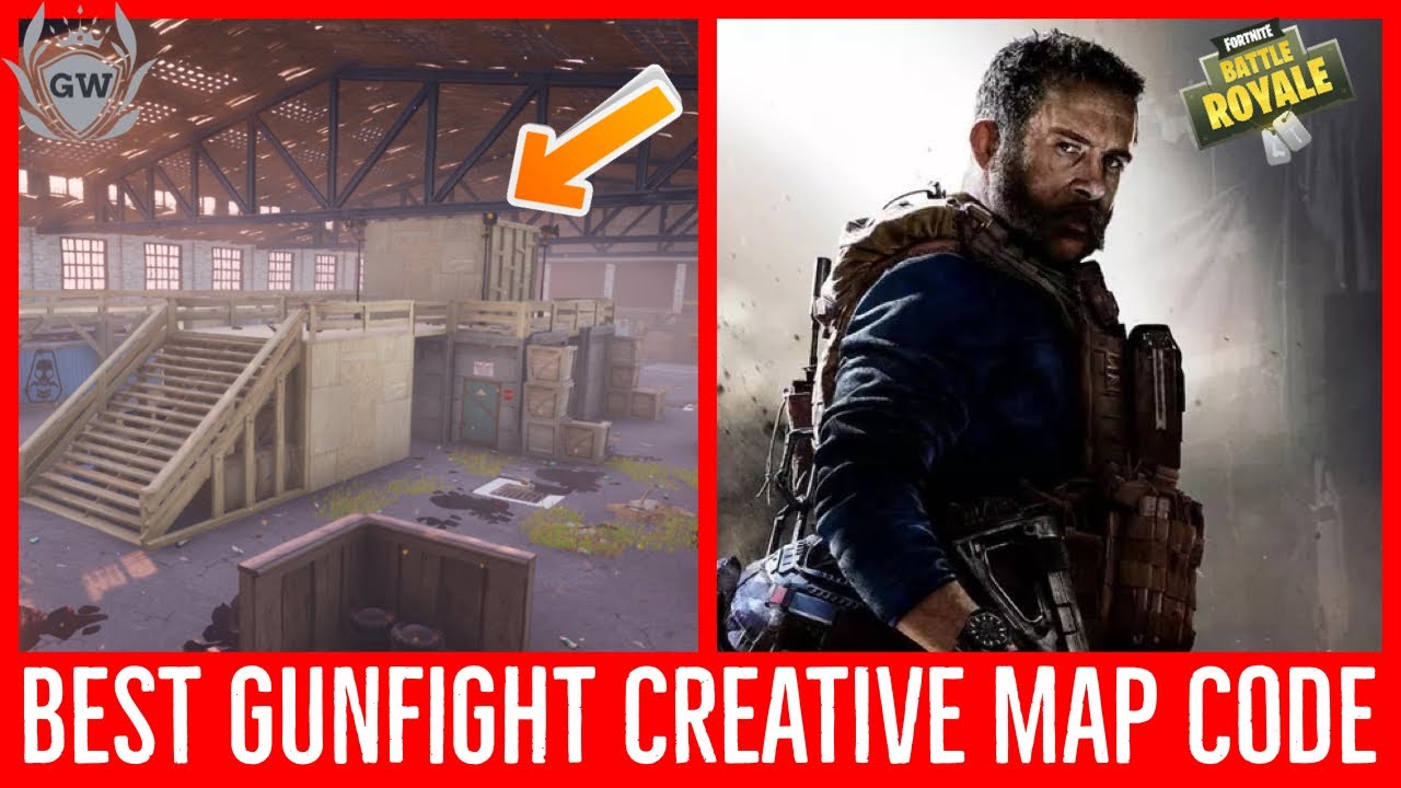 MODERN WARFARE GUNFIGHT MAP CODE IN FORTNITE! CALL OF DUTY MODERN WARFARE FORTNITE MAP CODE!