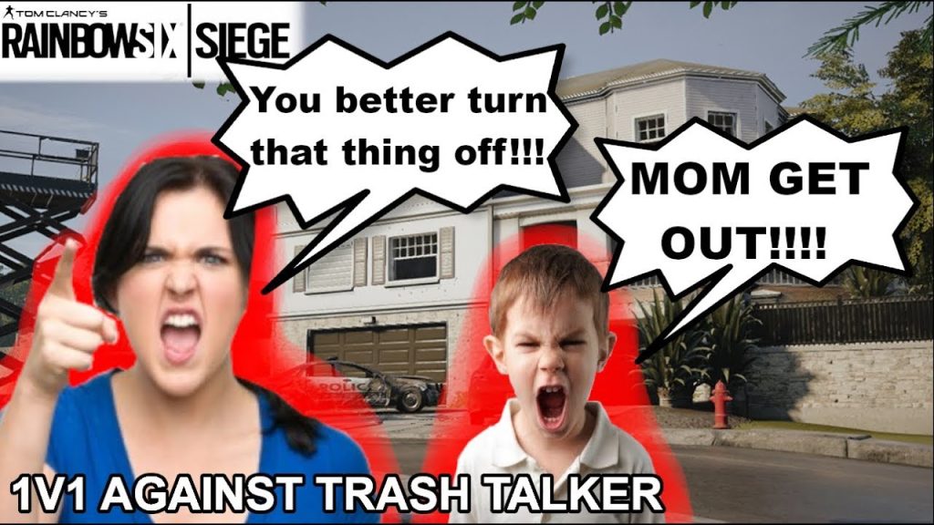 MOM RAGES AT TRASH TALKER DURING A 1V1  - Rainbow Six Siege