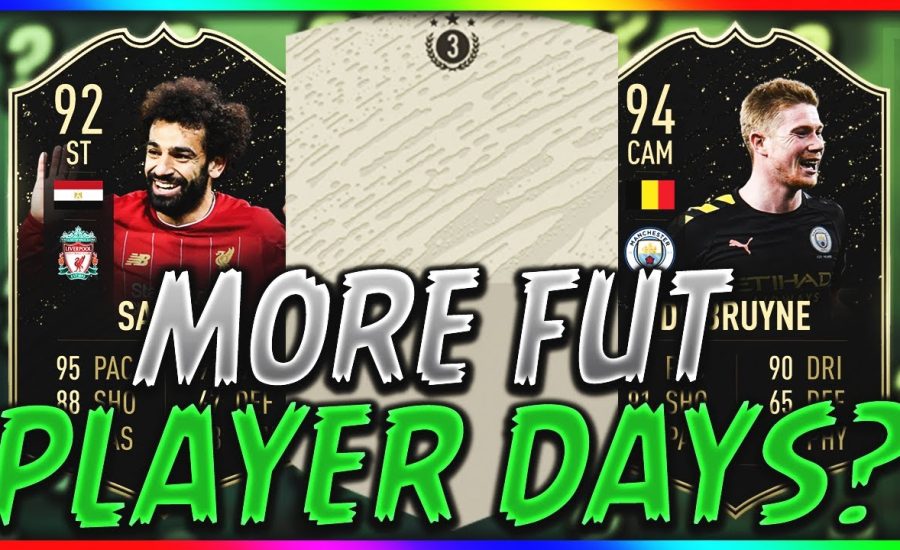 MORE FUT PLAYER DAYS?! ICON SWAPS SET 3 AND POTM TODAY? FIFA 20 Ultimate Team