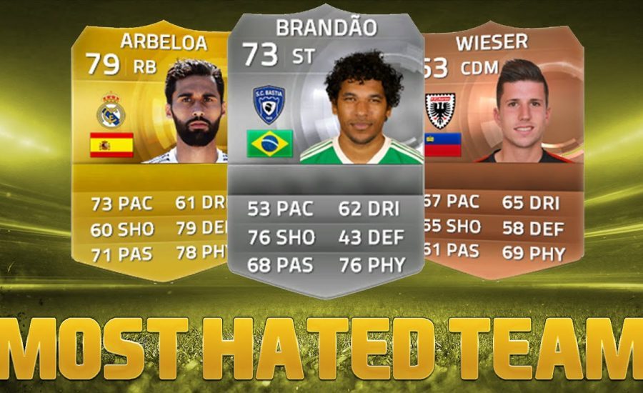 MOST HATED SQUAD!! w/ Arbeloa | FIFA 15 Squad Builder