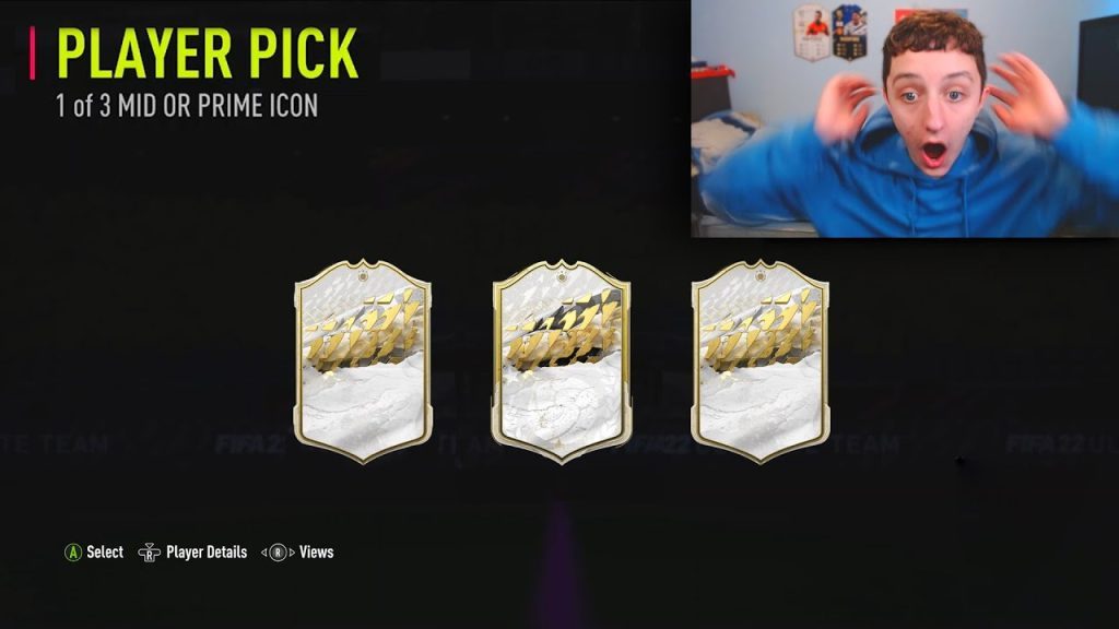 MY MID OR PRIME ICON PLAYER PICK WAS BROKEN OMG!!! | FIFA 22