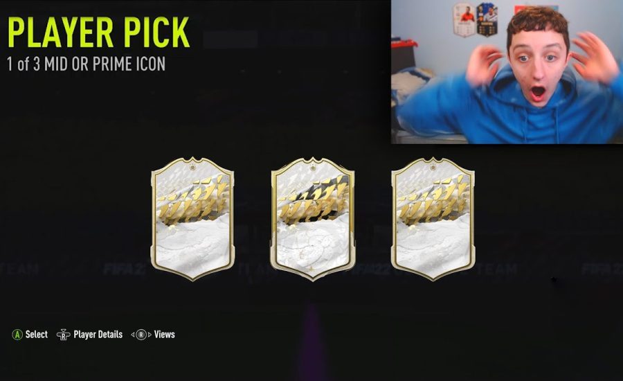 MY MID OR PRIME ICON PLAYER PICK WAS BROKEN OMG!!! | FIFA 22