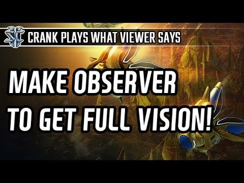 Make Observer to get full vision! in Protoss vs Protoss l StarCraft 2: Legacy of the Void l Crank