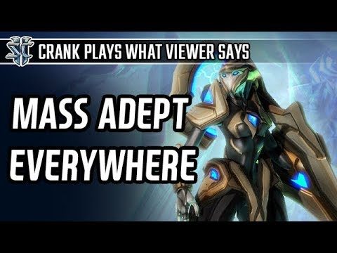 Mass... Adept everywhere! vs Zerg l StarCraft 2: Legacy of the Void l Crank
