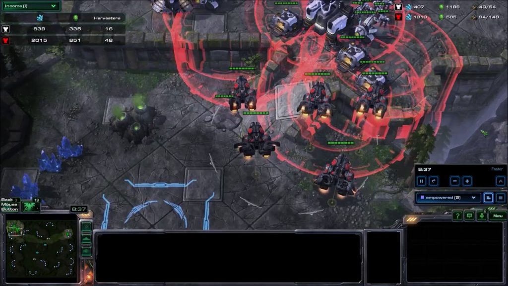 Mass liberator push   Starcraft 2  Bronze league hero strategy