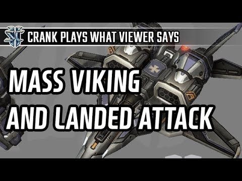 Mass viking into landed viking attack in Terran vs Terran l StarCraft 2: Legacy of the Void l Crank