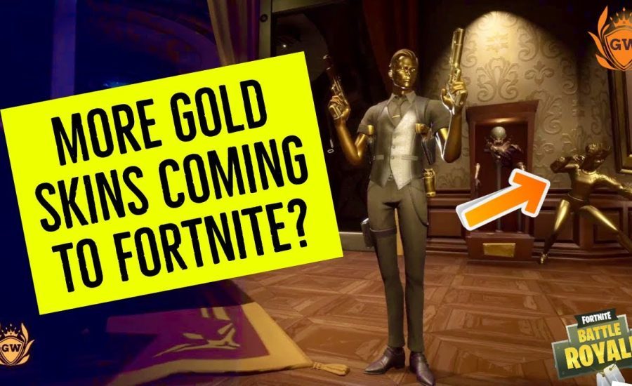 Midas Intro Cutscene Official Fortnite HD! Midas room in the Agency! MORE GOLD SKINS COMING?