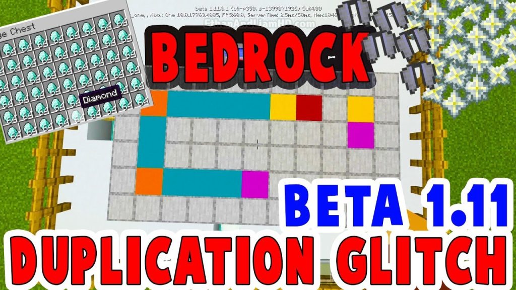 Minecraft Duplicate Items Glitch : Bedrock 1.11