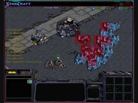 Mineral gathering algorithms in StarCraft Brood War