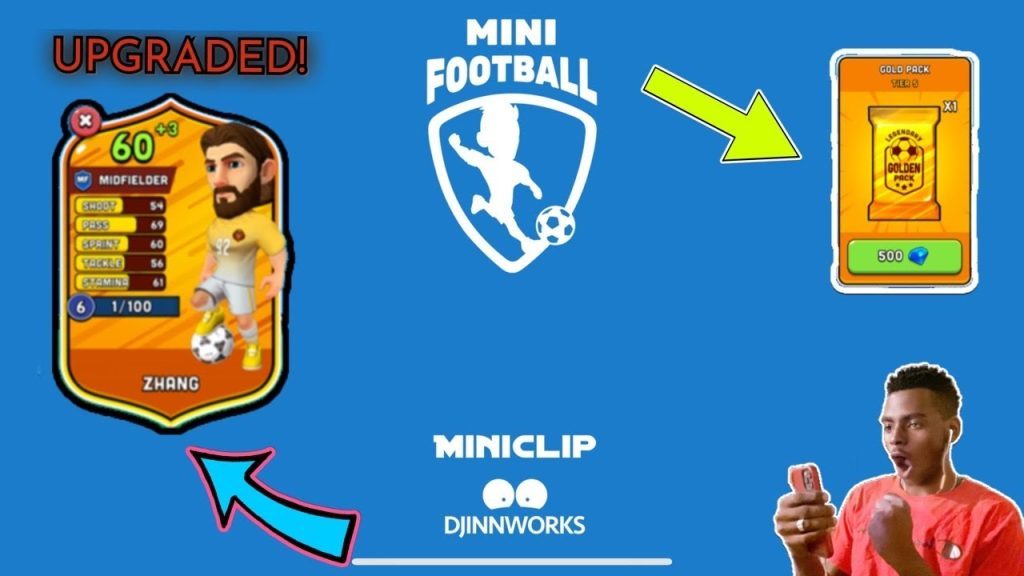 Mini Football The miraculous Zhang and epic unbelievable Gameplay and crazy Goals King cap gaming