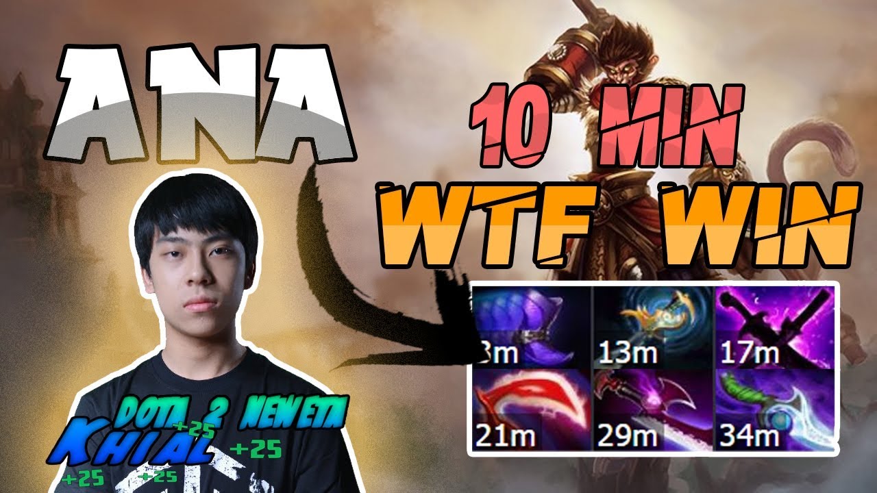 Monkey King l WTF WIN l ANA DOTA 2 - GAMEPLAY PRO