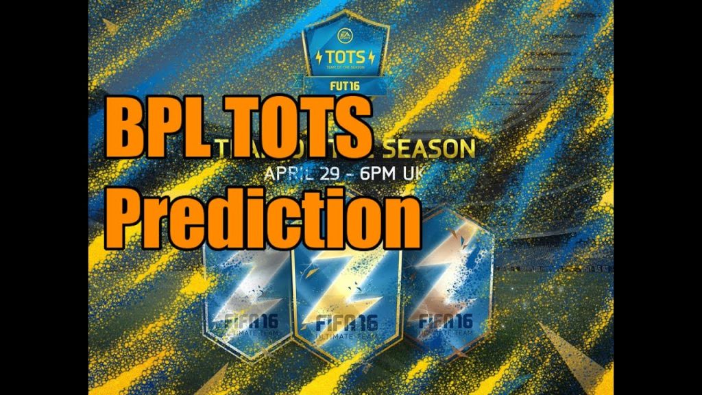 My Fifa 16 BPL TOTS Prediction