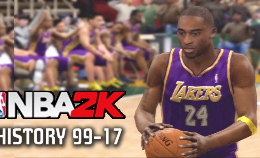 NBA 2K HISTORY 99-17 (From NBA 2k to NBA 2k17)