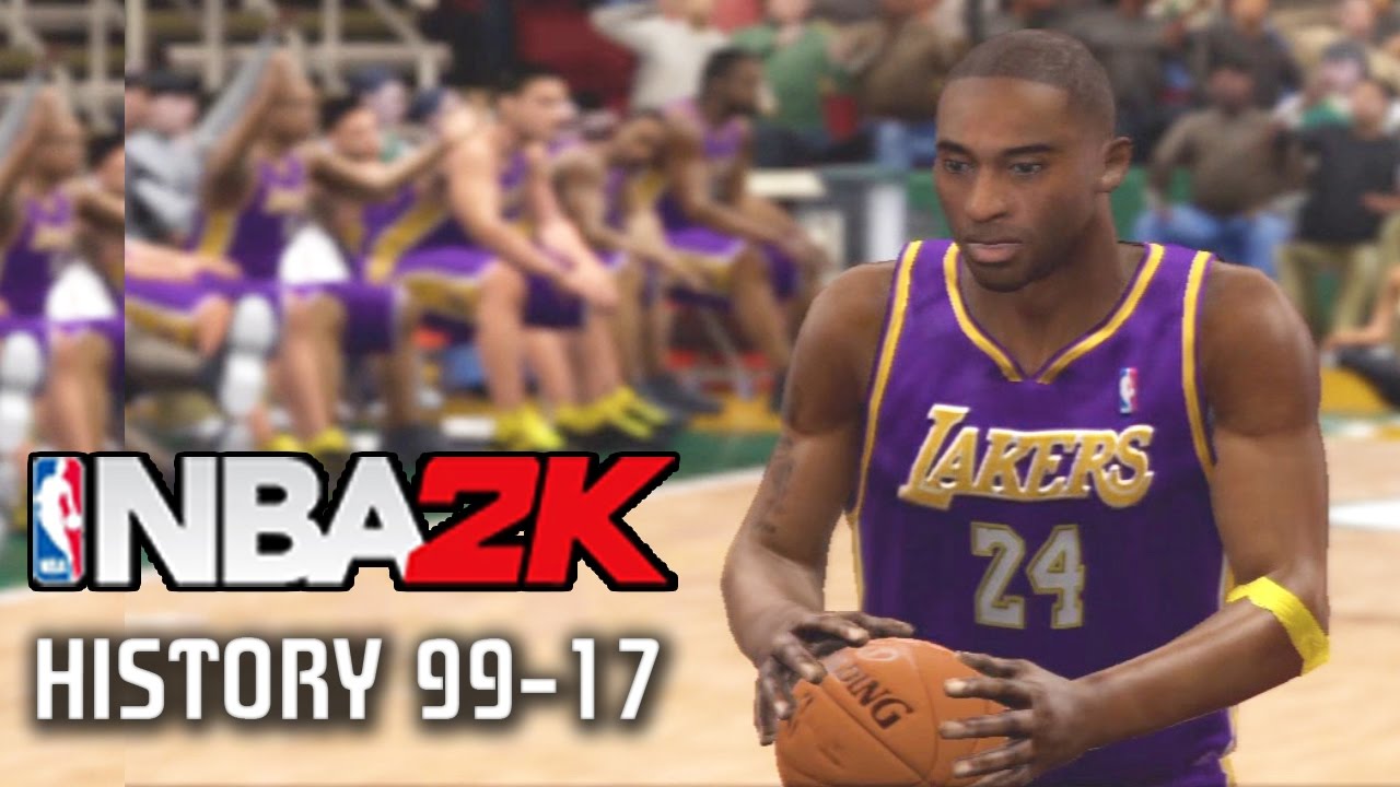 NBA 2K HISTORY 99-17 (From NBA 2k to NBA 2k17)