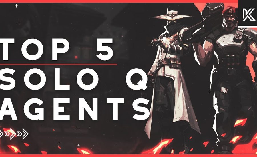 *NEW* BEST AGENTS Tier List for SOLO QUEUE - Valorant Pro Tips and Tricks to get better 1.05