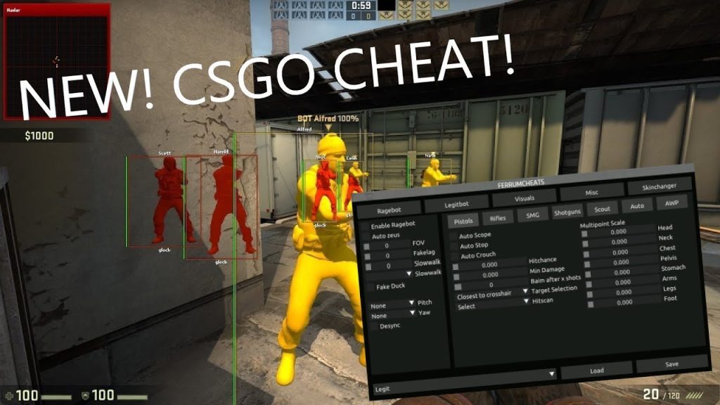 NEW! CSGO CHEAT WITH INJECTOR! (UNDETECTED)