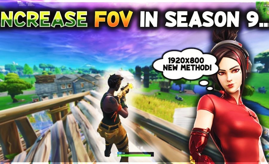 *NEW* How to INCREASE FOV in Fortnite SEASON 9... (FOV 80-100!)