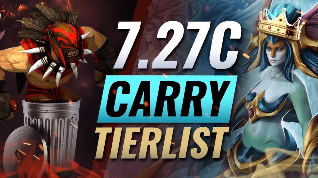NEW UPDATE: Best Carry Tier List - Dota 2 Patch 7.27c