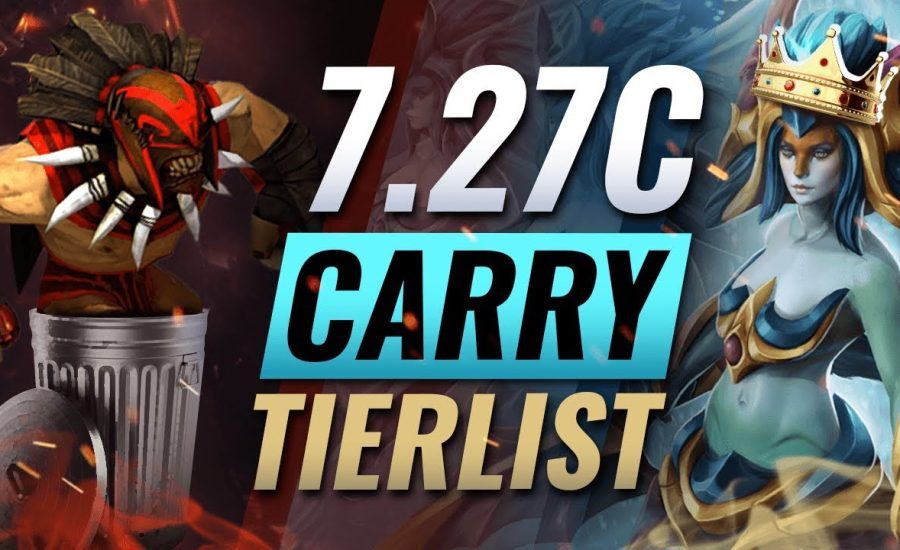 NEW UPDATE: Best Carry Tier List - Dota 2 Patch 7.27c