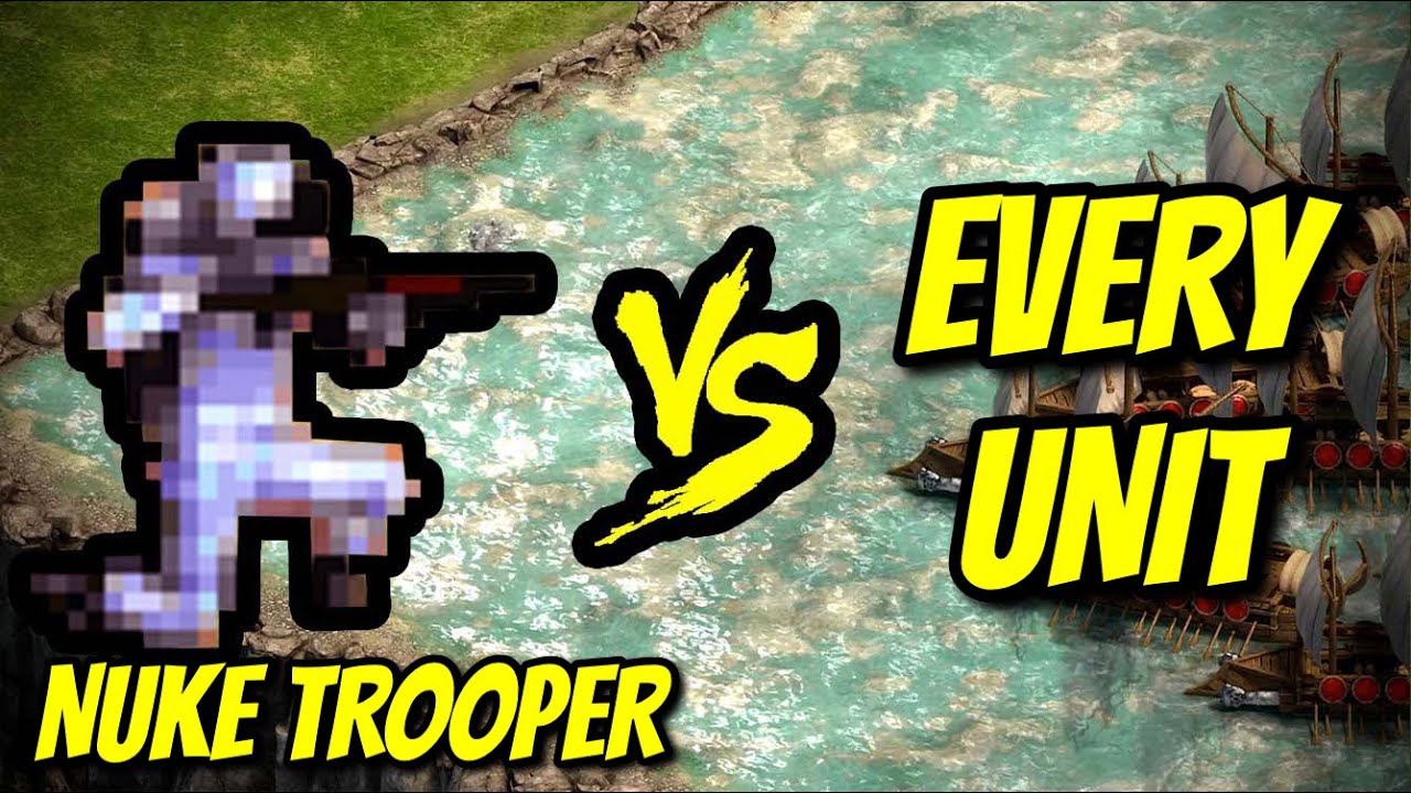 NUKE TROOPER vs EVERY UNIT | Age of Empires: Definitive Edition