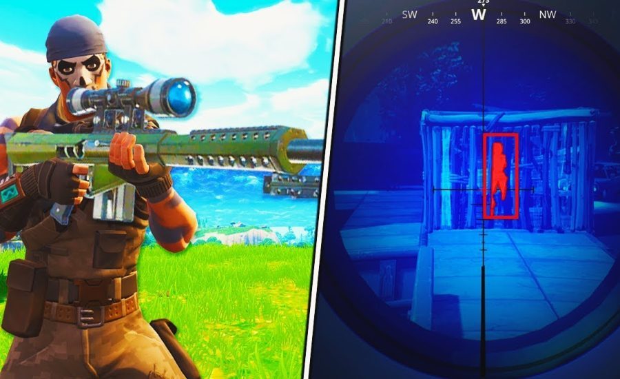 New HEAVY SNIPER is HACKING in Fortnite: Battle Royale! (Fortnite HEAVY SNIPER RIFLE)