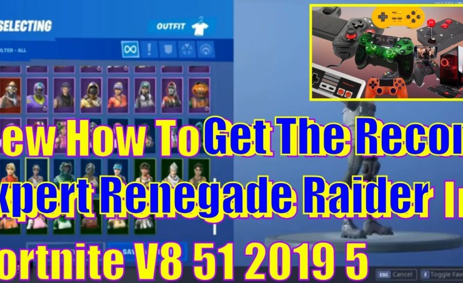 New How To Get The Recon Expert Renegade Raider In Fortnite V8 51    2019   5