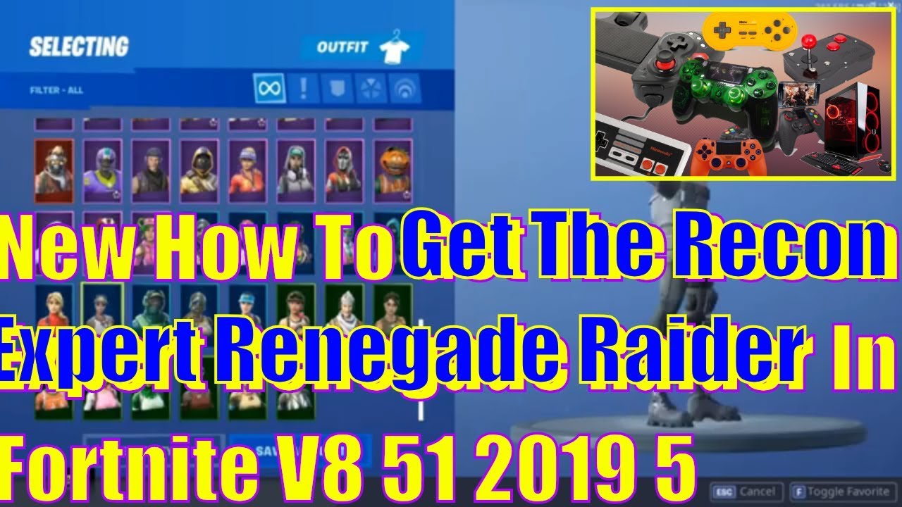 New How To Get The Recon Expert Renegade Raider In Fortnite V8 51    2019   5