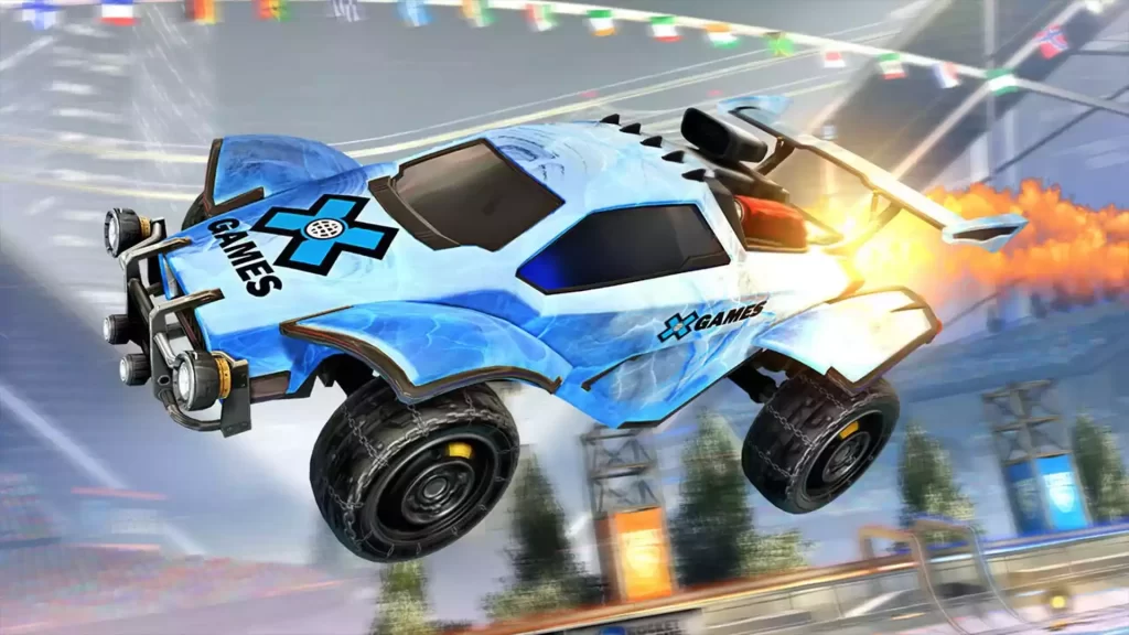 New items and X Games event in Rocket League