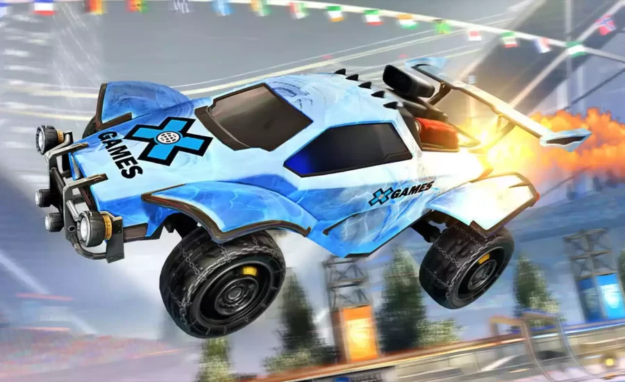 New items and X Games event in Rocket League