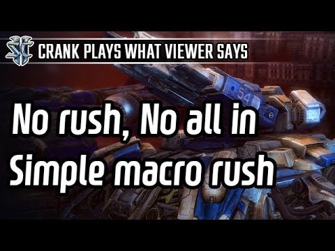 No rush, No all in, Simple macro rush to win l StarCraft 2: Legacy of the Void l Crank