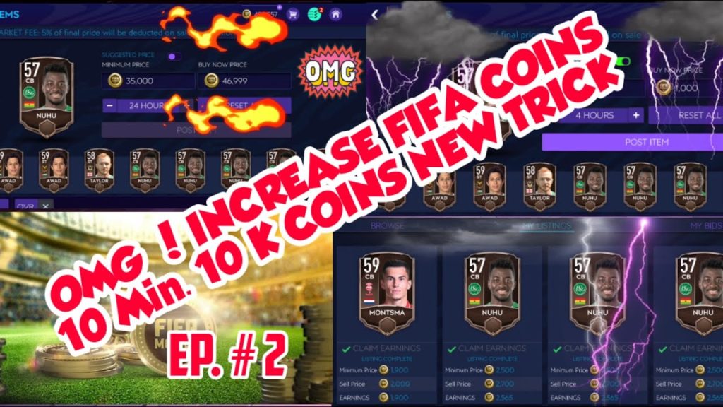 OMG | Increase Fifa Coins New Trick 10 Min. 10 k Coins | How To Increase Fifa Coins Make Millions |