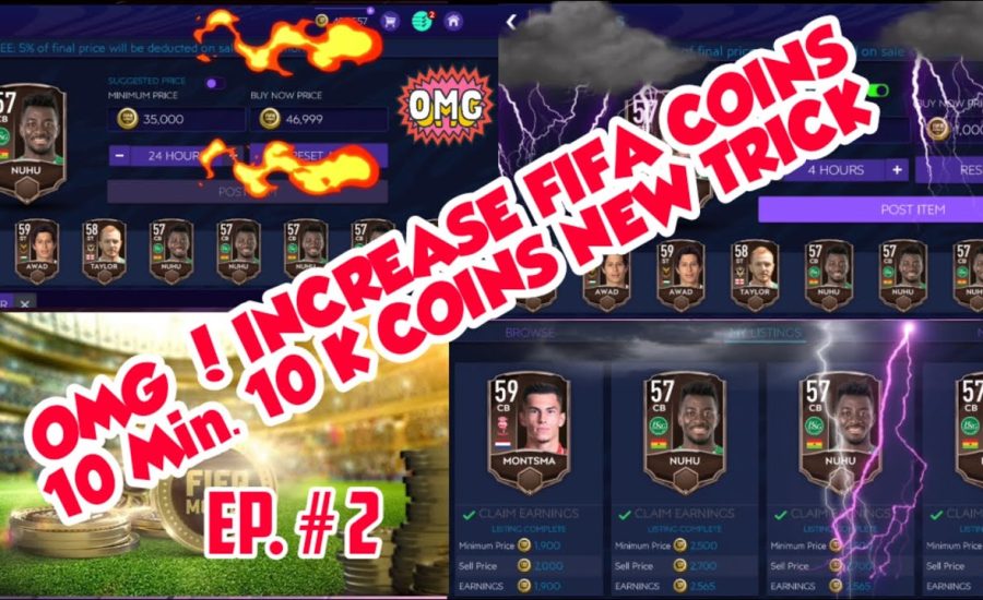 OMG | Increase Fifa Coins New Trick 10 Min. 10 k Coins | How To Increase Fifa Coins Make Millions |