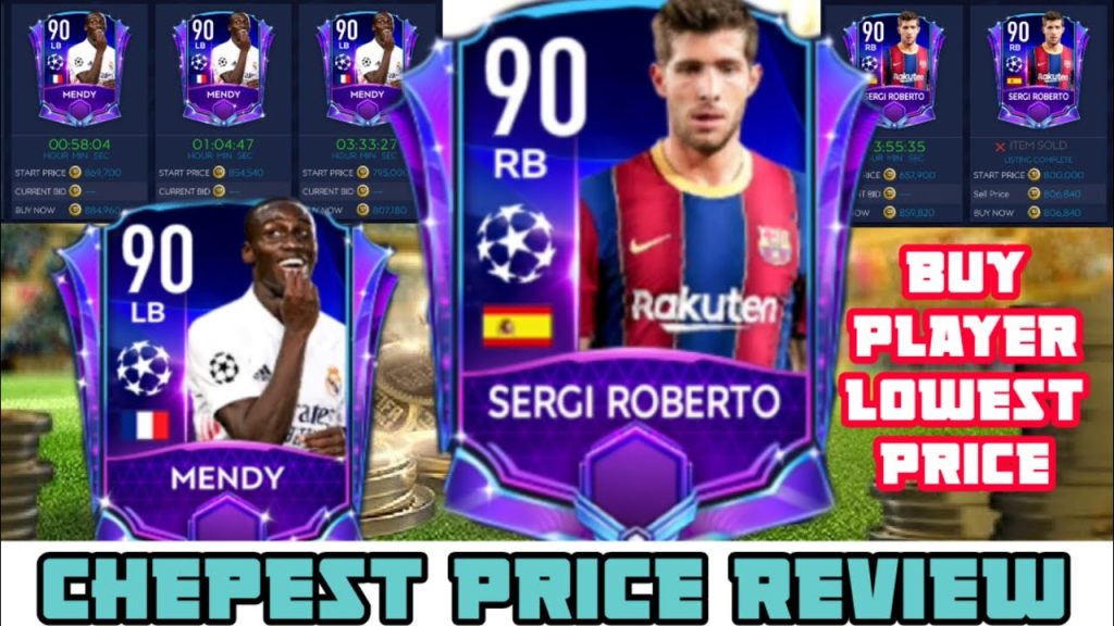 OMG | Lowest Price Mendy & Sergi Roberto RB LB | Best Player Fifa Mobile 21 | How to Increase Coins|