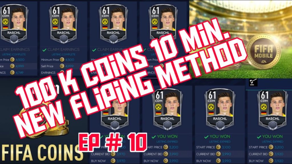 OMG OMG | How To Increase Fifa Mobile Coins | Insane 100k Coins 10 Mi Only | Make Million Coin Ep#10