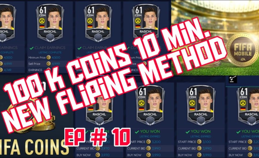 OMG OMG | How To Increase Fifa Mobile Coins | Insane 100k Coins 10 Mi Only | Make Million Coin Ep#10