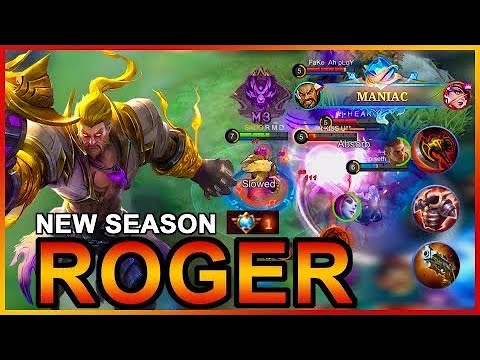 OMG! SOLO RANK ROGER | REACH MYTHIC REAL QUICK! | ROGER BUILD TO RANK UP FASTER! | MLBB