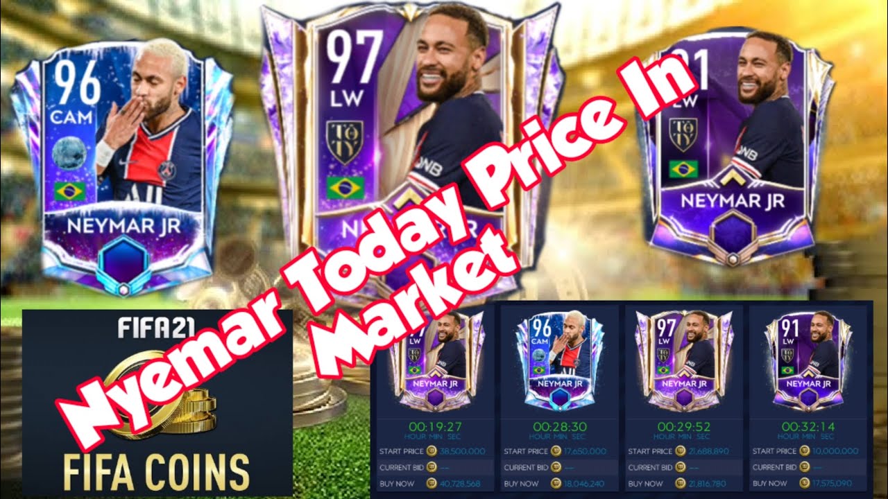 OMG | TODAY NYEMAR JR. PRICE IN MARKET | NYEMAR TOP RANKING PRICE IN FIFA MOBILE | LOWEST PRIICE