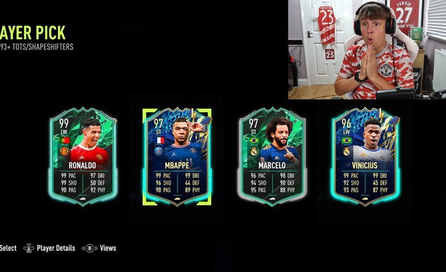 Opening MY 93+ TOTS & Shapeshifters Team 1 & 2 Player Picks...