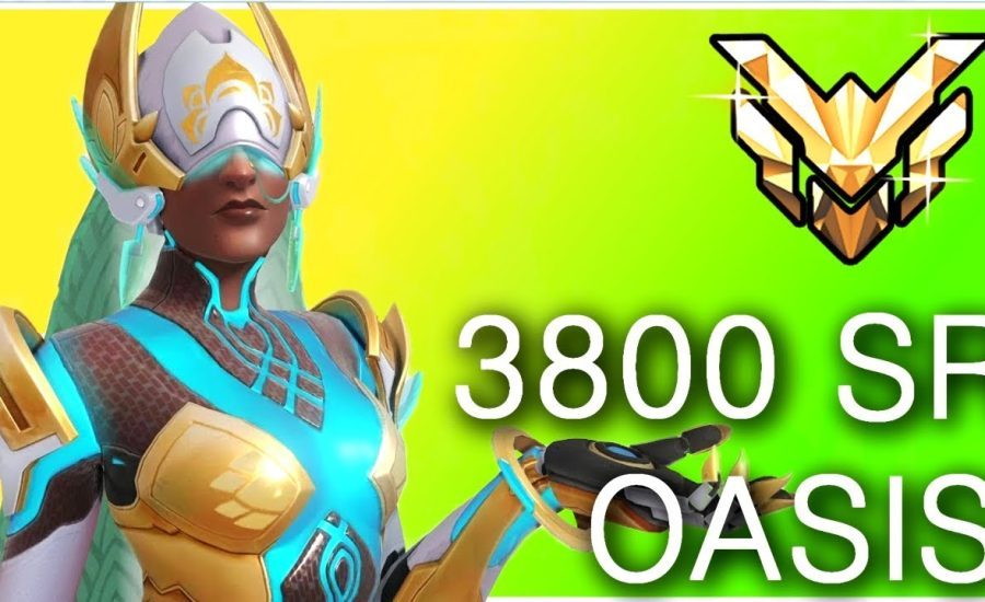 [Overwatch] - 3800 SR Symmetra Gameplay on OASIS (Koth map) - Commentary