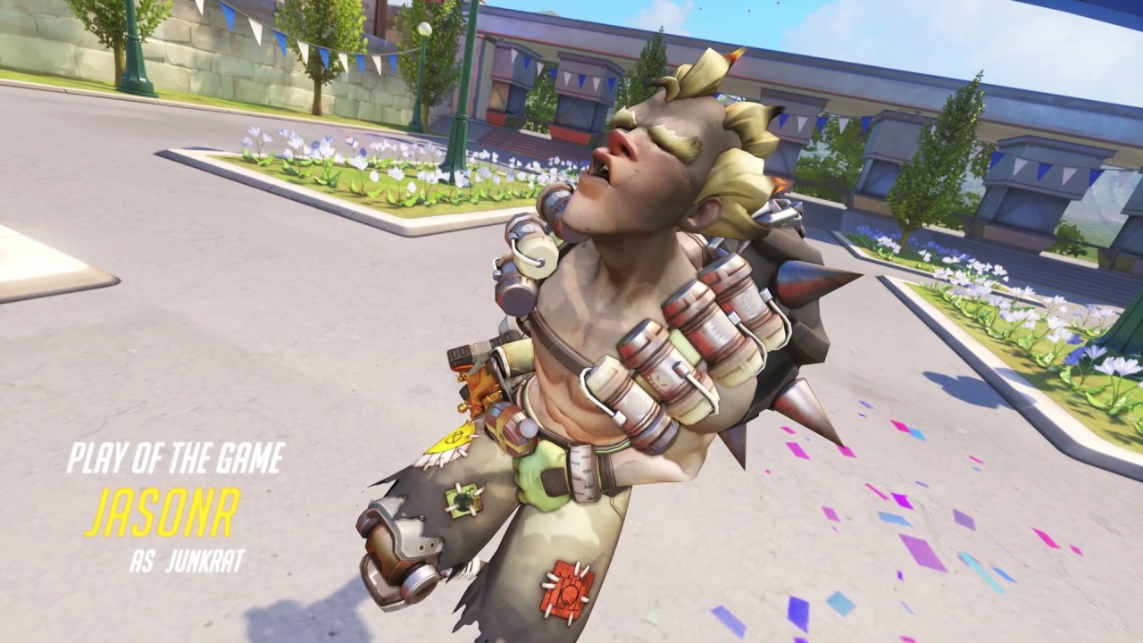 Overwatch, Junkrat one trick, first sextuple kill