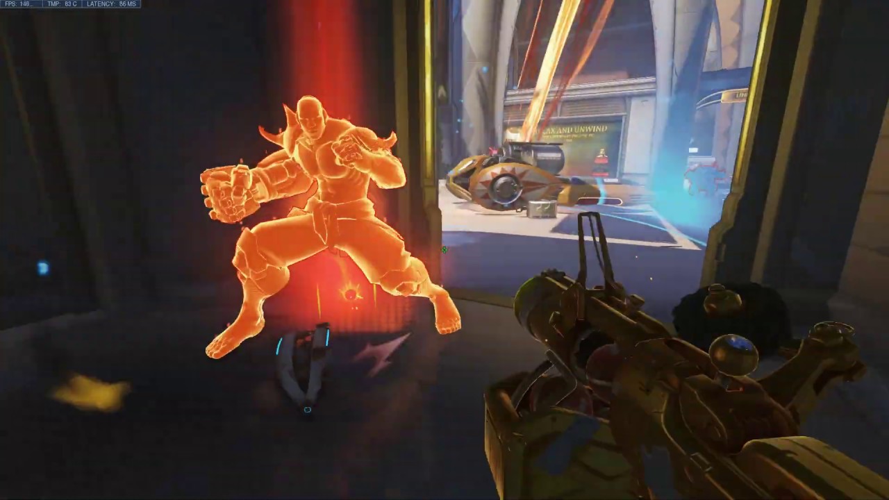 Overwatch, Junkrat one trick on Numbani, potg, OT we have to do 5v6, 2019/10/23