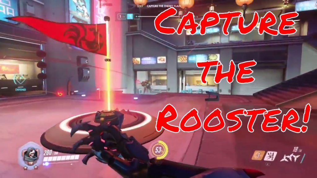 Overwatch: Pharah | Ginji - Capture the Rooster - Beginner Commentary on CTF gameplay