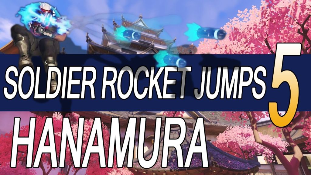 Overwatch: Soldier 76 Helix Rocket Jumps #5 - Hanamura