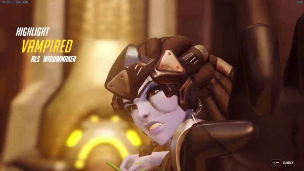 Overwatch : Widow PotG Anubis